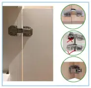 Non-Mortise Concealed 90 Degree Spring Hinge Door Hinges invisible hinge Soft 2