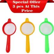 3x PCS Tea Strainer Coffee Juice Food Sieve Nylon Mesh Scoop Strainer