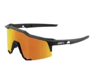 100% 61001-412-01 Speedcraft Sunglasses OSFM Black / Red Lens