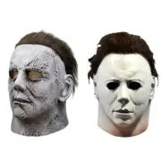 Michael-Myers Mask Cosplay Halloween Latex Full Head Adult Size Fancy Dress Prop
