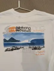 Billabong Pro Teahupoo Tahiti 2004 surf comp shirt