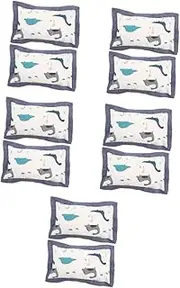 Vaguelly 5sets Toddler Pillowcase and Case Set Soft Cotton Pillowcase Envelope Closure Standard Size for Boys and Girls 2pcs*5