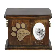 Highland Lynx wooden urn for a cat Art-Dog