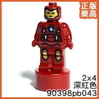 在飛比找蝦皮購物優惠-樂高 LEGO 深紅色 鋼鐵人 漫威 英雄 人偶 雕像 90