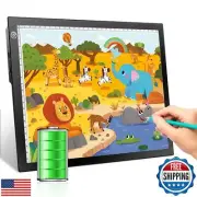 RTjoy Rechargeable A4 LED Light Tracing Pad, Adjustable Battery Powered Drawi