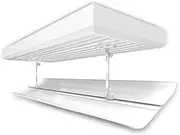 Central air-Conditioning Wind Deflector, General Anti-Straight Blowing Wind Deflector for Offices and Hotels air Outlet Baffle 30CM Widened Deflector,100cm