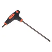T25 Anti Tamper Proof Torx Key T-Handle Dual End Wrench, S2 Steel