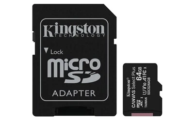64GB Micro SD SDHC Class 10 Memory Card for Dash Cam in Car on Car Camera