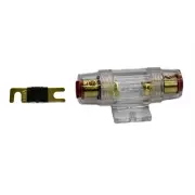 IMC Audio 180 Amp Mini ANL and 1 Fuse Fuse holder 4 6 8 Gauge Car Audio Gold