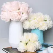 5Heads Artificial Fake Flowers Large Peony Silk Hydrangea Wedding Party Decor
