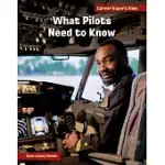 WHAT PILOTS NEED TO KNOW