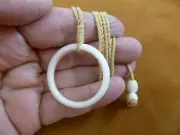 IBP-54 MAORI style Circle of life FISH HOOK water buffalo PENDANT Necklace