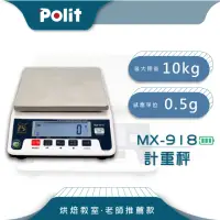在飛比找momo購物網優惠-【Polit沛禮】MX-918 烘焙料理秤 最大秤量10kg