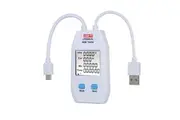 UT658-Dual USB Power Meter LCD USB Tester Detector Voltmeter Ammeter Digital Power Capacity Tester