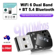 Wi-Fi 6 USB Adapter AX900 Dual-Band 600Mbps 286Mbps Wireless Network Card Plug