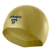 New Michael Phelps Adult X-02 Elite Silicone Race Swim Cap *Size L 23 1/4-24"