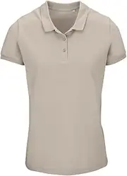 [SOL'S] SOLS Womens/Ladies Planet Piqué Organic Polo Shirt (UK Size: 16 UK - 18 UK) (Rope)