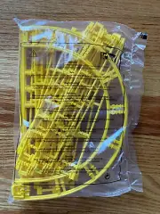 K'Nex Roller Coaster Replacement Parts Yellow curved straight track NIB