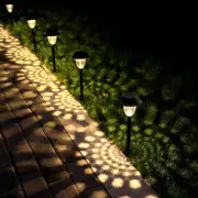 Solar Outdoor Pathway Lights, Super Bright LED Landscape Garden Lights for De...