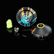 Oimzzr Y01 Professional Alloy Unresponsive 10 Ball Stainl KK Bearing for Player for Beginner with G Bag and 5 Strings