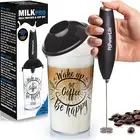 Milk Frother Handheld Battery Operated Electric Foam Maker for Coffee, Latte, Fr