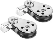 ANCHOR TROLLEY KIT STAINLESS STEEL PULLEYS BLOCKS BOAT ACCESSORIES