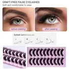 10 Pairs False Eyelashes Multi-layer Decorate Eye Wispy Lashes Exuberant