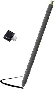 Generic Galaxy S24 Ultra S Pen Replacement for Samsung Galaxy S24 Ultra S Pen Without Bluetooth for Samsung Galaxy S24 Ultra 5G Stylus Pen (Yellow Gold) Type-C Convertor, SX_S24ultra_Bi_Jin_Hei#CO#