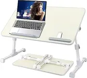 Spendeal LapDesk Adjustable Laptop Table, Laptop Desk Stand for Bed, Reading, Height & Angle Adjustable, Working Light Weight Foldable Table Couch Sofa Chair Floor Desk Adults