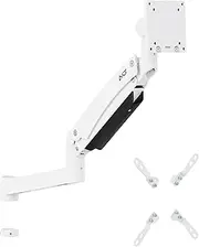 AVLT Single 57 Inch Heavy Duty Monitor Arm Add-On Kit for Pole Top Mount-White