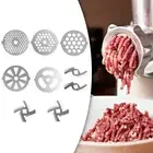 9Pcs Meat Grinder Parts Blade Durable Meat Grinder Blade for Stand Mixer