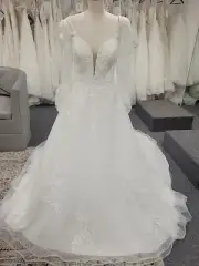 LONG SLEEVES ALINE WEDDING STYLE 1962 BY KENNETH WINSTON
