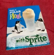 Coca Cola 1960s Enjoy A Polar Float With Sprite Stickers