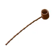 Bamboo Water Spoon Water Ladle Long Handle Scoops, Tea Ceremony Household Chinese Traditional Bath Ladle Watering Scoops Total Length 43cm
