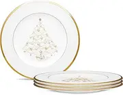 [Noritake] Palace Christmas Gold Holiday Accent Plates, 2", Set of 4