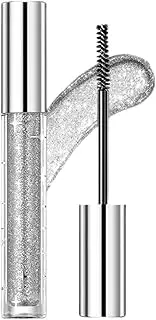 Sparkly Mascara, Waterproof Voluminous Curling Mascara, Shimmer Eye Makeup Long Lasting Quick Drying & Pigmented for Party Makeup