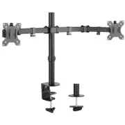 mBeat Activiva Dual Monitor Double Joint Monitor Arm, Up to 2x 32"