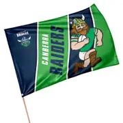 Canberra Raiders NRL Retro Mascot Design GAME DAY Pole Flag Banner