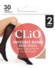 Clio 2 Pack Knee High 30D