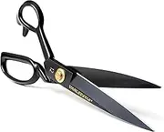 Sewing Scissors - 12 Inch Professional Sewing Scissors Sharp High Carbon Steel Scissors Heavy Duty Leather Scissors for Cutting Fabric, Clothing, Leather, Raw Materials