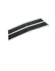 [Rigg] High-Grip Aluminium Portable Wheelchair Ramp 4FT in Black