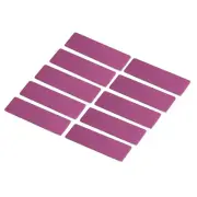2.73 x 0.78inch Engraved Name Tags Kit,10Pcs Blank Badge with Pin,Purple
