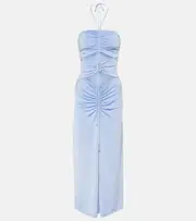 Jade Swim Kira ruched midi dress