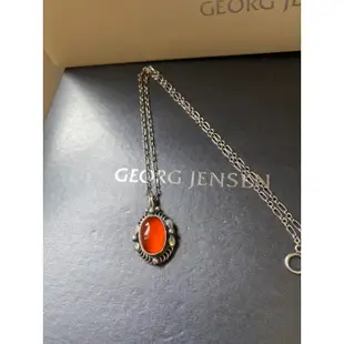 Georg Jensen喬治傑生1995年度首刻丹麥製琥珀項鍊