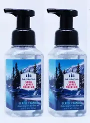 2 Bath & Body Works SNOW CAPPED MOUNTAIN Gentle Foaming Hand Soap