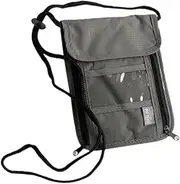 [PEPLAYTAL] Travel Wallet Neck Hanging Bags Passport Holder for Credit Cards Phone Travel Essentials Multi Functional Passport Pouch for Secure Document Storage