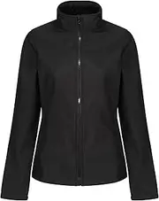 [REGATTA] Standout Womens/Ladies Ablaze Printable Soft Shell Jacket (UK Size: 12) (Black/Black)