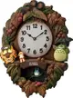 RHYTHM My Neighbor Totoro Clock with Theme Song Brown 4MJ429-M06
