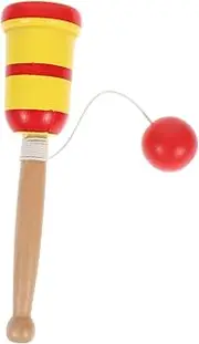 JOINPAYA Wooden Cup Ball Hand-Eye Coordination and Girls Sensory Toys Toys for Boys and Girls Random Color