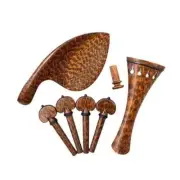 1set Violin Kit 4/4 snakewood Violin tailpiece pegs endpin Chin rest Violin Peg